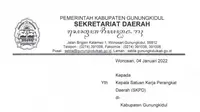 Surat Edaran (SE) mengatakan perubahan kelembagaan berdampak pada operasional Pemkab. Akibatnya ada penyesuaian penyesuian dalam pelaksanaan penggajian.