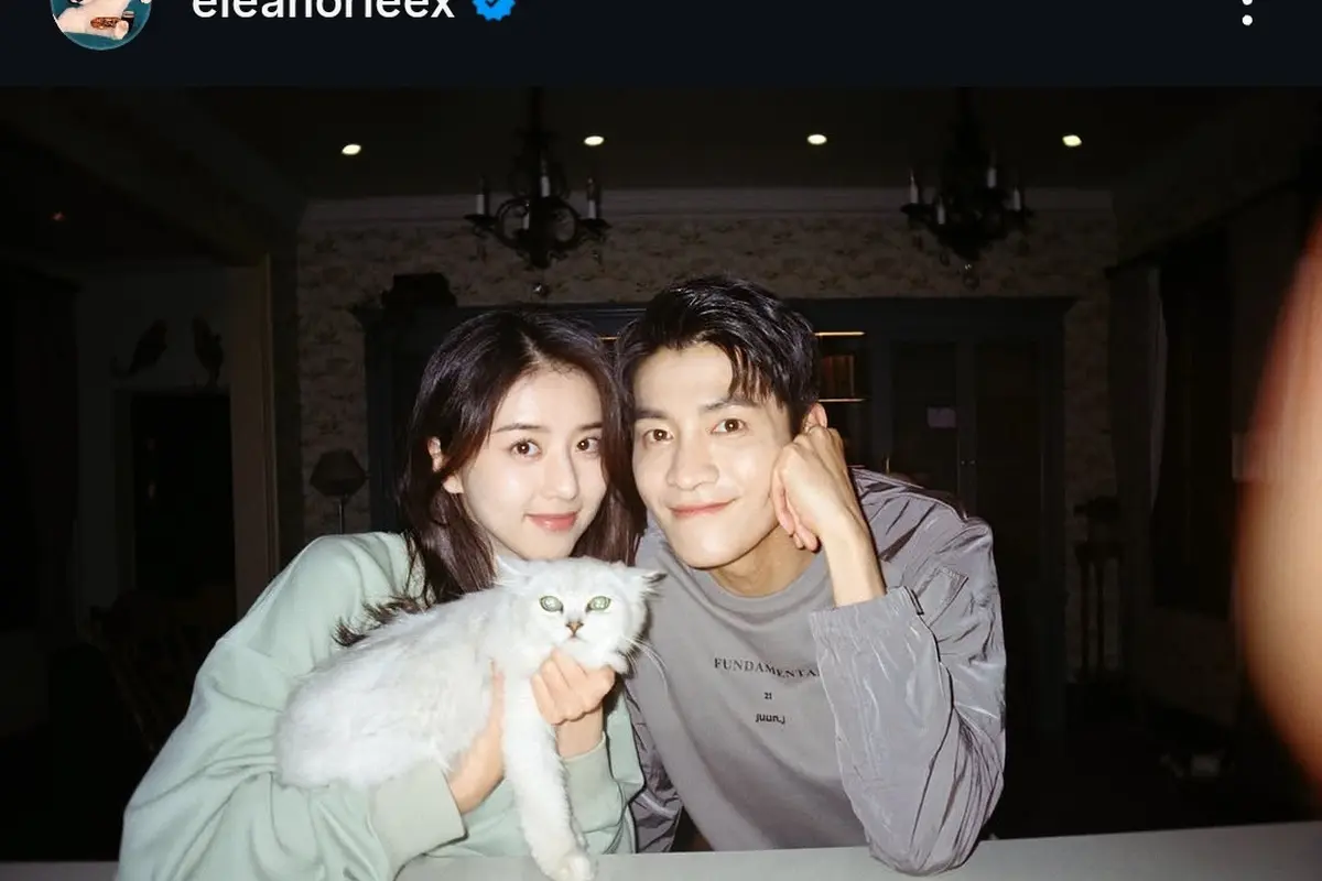 Unggahan  Eleanor Lee bersama mendiang Jin Ze. (Instagram/ eleanorrleex)