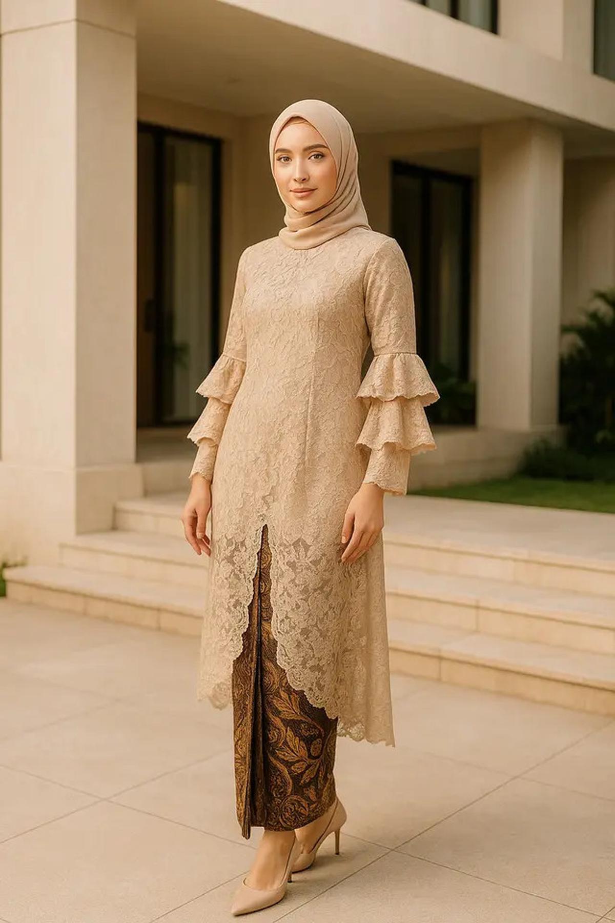 8 Model Brokat Panjang Bawahan Batik Terbaru 2025, Tren Elegan dan Modern