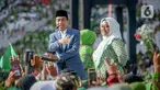Presiden Joko Widodo atau Jokowi menyampaikan sambutan saat menghadiri Hari Lahir ke-78 Muslimat Nahdlatul Ulama (NU) atau Harlah ke-78 Muslimat NU di Stadion Gelora Bung Karno, Jakarta, Sabtu (20/1/2024). Dalam rangka menyambut Harlah ke-78 Muslimat NU, Pimpinan Pusat Muslimat Nahdlatul Ulama mengadakan dzikir, doa, dan sholawat untuk kemaslahatan bangsa. (Liputan6.com/Faizal Fanani)