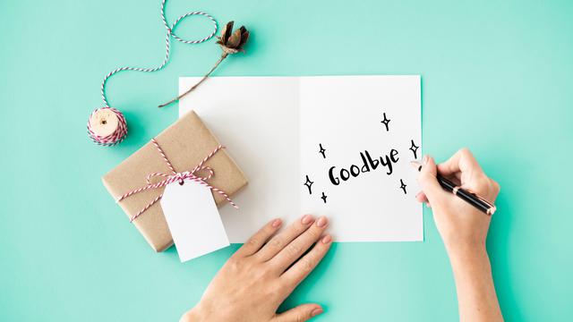 Ilustrasi selamat tinggal bulan November