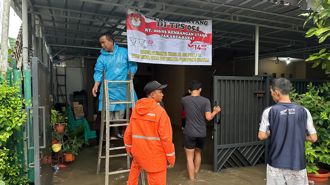 Beberapa TPS di Jakarta yang terdampak banjir