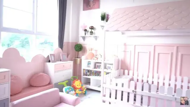 Potret Detail Kamar Baby Khalisa Anak Kartika Putri. (Sumber: Youtube.com/Kartika Putri Official)