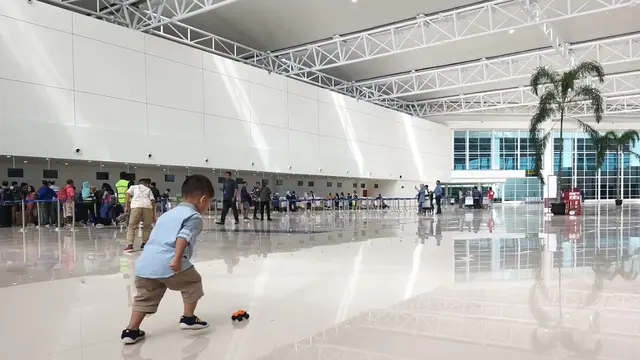 Terminal baru Bandara Internasional Syamsudin Noor Banjarmasin