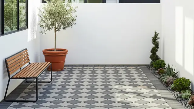 Jenis Paving Block untuk Halaman Rumah Sempit (AI)