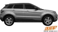 China Bikin Kembaran Range Rover Evoque