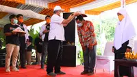 Presiden PKS Ahmad Syaikhu meresmikan Sekolah Sekolah Tani Ternak Nelayan (ST2N) PKS di Desa Berjo, Kecamatan Ngargoyoso, Karanganyar, Jawa Tengah. (Istimewa)