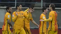 Latihan Diganggu, Suarez Tendang Bek Barcelona
