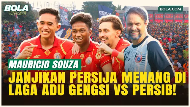 El Clasico Indonesia, Mauricio Souza Tegaskan Persija Jakarta Raih 3 Poin di Laga Kontra Persib!