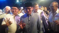 Break Debat, Sandiaga Uno Sempat Hampiri Komunitas Masyarakat