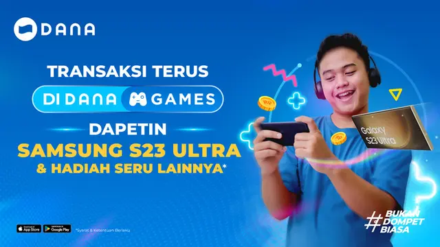 Transaksi terus di DANA Games