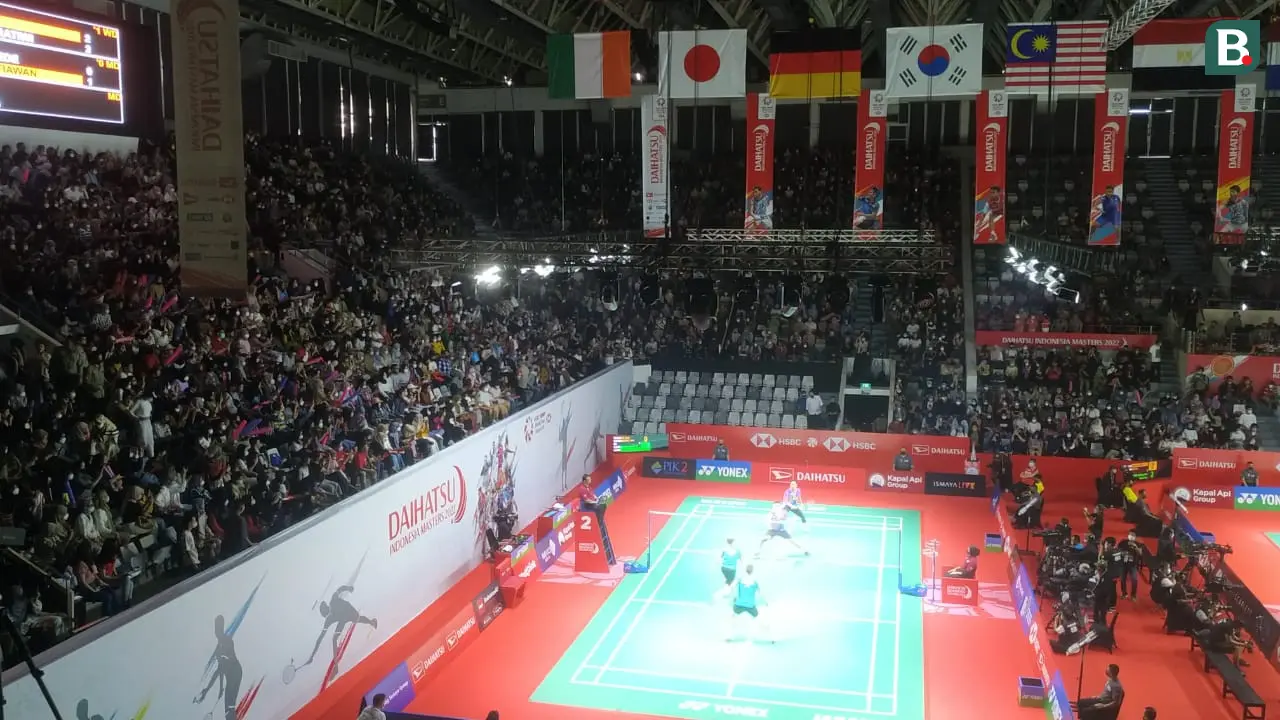 Keramaian Penonton pada Indonesia Masters 2022