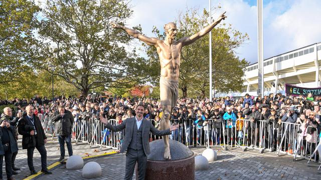 Zlatan Ibrahimovic Jadi Ikon Kota Malmo di Swedia