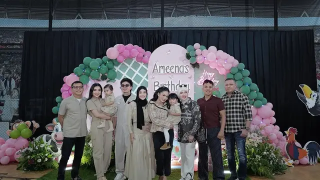 6 Momen Ulang Tahun Ameena ke-3, Undang Anak Panti Asuhan hingga Kumpul Keluarga