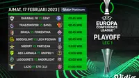 Jadwal Live Streaming UEFA Conference League Babak 16 Besar di Vidio, 17 Februari 2023. (Sumber : dok. vidio.com)