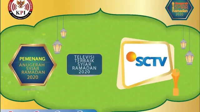 SCTV Stasiun Televisi Terbaik Ramadan 2020