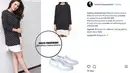 Selanjutnya, sneakers putih dari Cottonink yang membuat tampilan Raisa menjadi sedikit sporty ini harganya juga tak mahal-mahal banget. Tertera di akun Instagram @fashion.raisaandriana, harga sepatunya hanya Rp. 349.000. (Instagram/fashion.rasiaandriana)