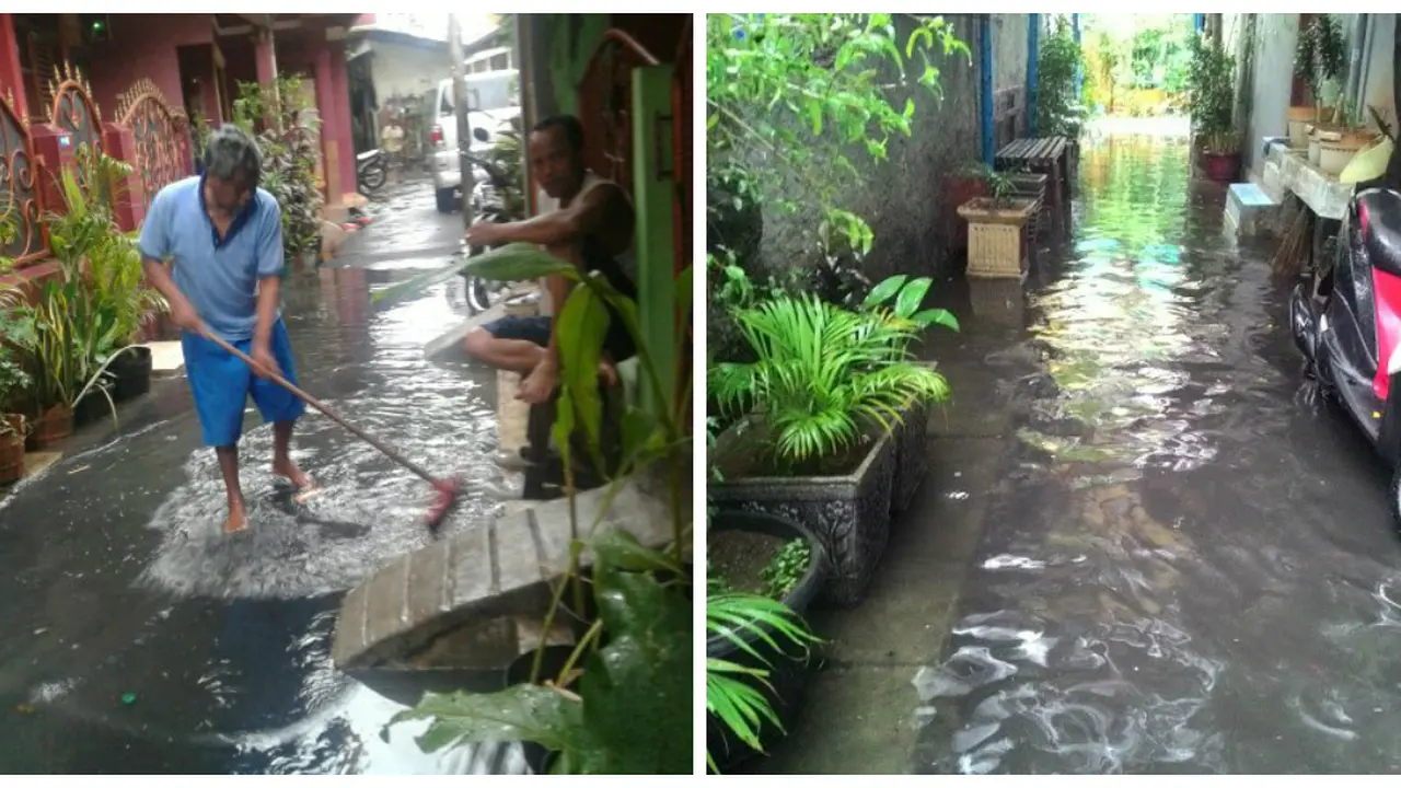 Cek Titik Genangan Banjir di Jakarta Petang Ini