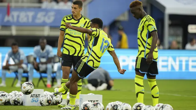 Foto: Pamer Skill Menawan, Arsenal Ungguli Tim MLS All-Stars dalam Kontes MLS All-Stars Skills Challenge