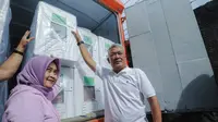 Logistik Pemliu 2024 mulai diditribusikan ke 30 kecamatan di Kota Bandung, Jumat, 2 Februari 2024. (Dok. Pemkot Bandung)