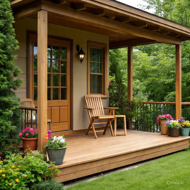 Desain Teras Rumah Kecil Tapi Sejuk