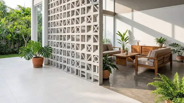Roster Beton Geometris Minimalis
