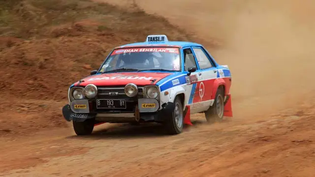 Datsun 510 yang Dipakai Pereli Dudy untuk Kejuaraan Sprint Rally (Fahmi/Liputan6)
