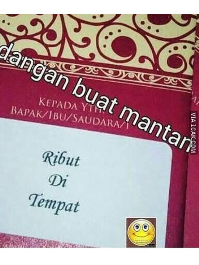 Nama Lucu di Undangan Pernikahan Ini Kocak Abis