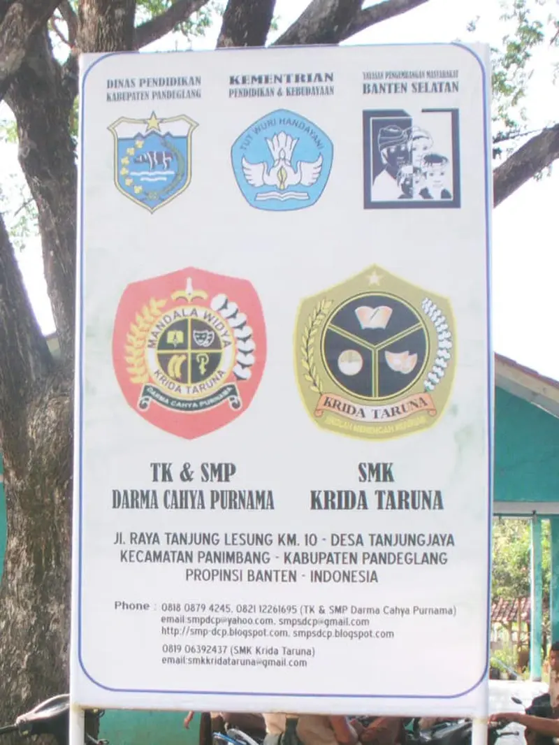 SD Darmono Dirikan Sekolah Gratis di Tanjung Lesung