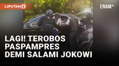 Wanita Terobos Paspampres di Bali Demi Bersalaman dengan Jokowi