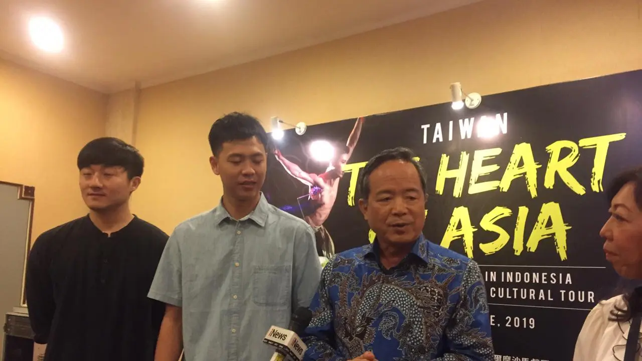Kepala TETO John Chen mengatakan bahwa penampilan Formosa Circus Art ini merupakan misi pertukaran budaya Taiwan dan Indonesia (Liputan6.com/Teddy Tri Setio Berty)