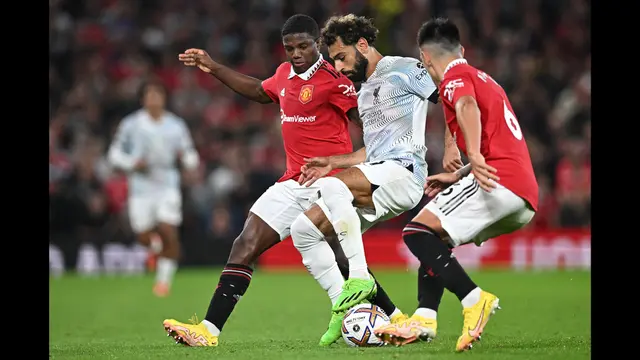 Aksi Pemain MU Tyrell Malacia Bikin Salah Tak Berkutik di Pekan ke-3 Liga Inggris