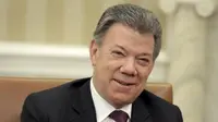 Presiden Kolombia Juan Manuel Santos dianugerahi Nobel Perdamaian (Reuters)