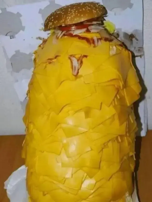 6 Potret Makanan Pakai Keju Slice Ini Jadi Nyeleneh, Tidak Meleleh Sempurna