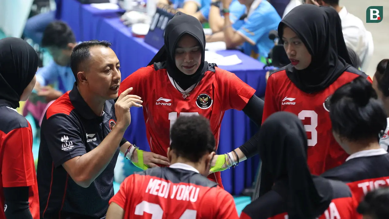 Timnas Bola Voli Putri Indonesia Vs Timnas Bola Voli Putri Thailand di SEA Games 2023