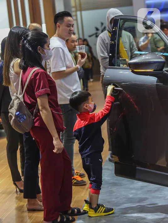 Deretan kendaran konsep juga menjadi daya tarik ajang pameran otomotif terbesar di Indonesia ini. (Liputan6.com/Angga Yuniar)