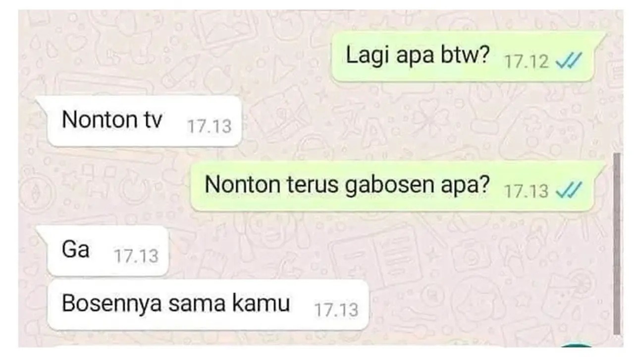 6 Chat Tanya 'Lagi Apa' Tanpa Basa-Basi Ini Balasannya Bikin Elus Dada