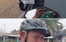 Viral Kakek 63 Tahun Naik Sepeda dari Tangerang Selatan Menuju Makkah, Aksinya Tuai Dukungan Warganet