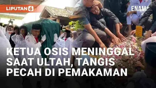 VIDEO: Tangis Pelayat Pecah Saat Pemakaman Ketua Osis SMAN 1 Cawas Klaten yang Meninggal di Hari Ulang Tahun