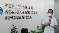 Juru Bicara Kemkominfo, Dedy Permadi. Liputan6.com/Agustinus Mario Damar