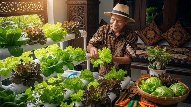 8 Tahap Cara Buat Hidroponik Selada Panen 30 Hari untuk Pensiunan di Rumah