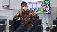 Menkes Budi Gunadi Sadikin saat mengunjungi RSHS Bandung, 30 Desember 2020. (Foto: Liputan6com/AdityaEkaPrawira)