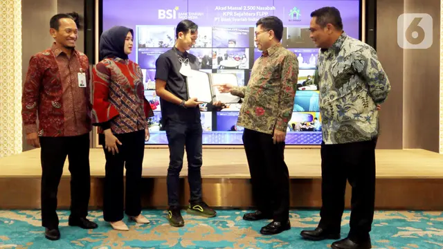 Akad Massal 2.500 Nasabah Program BSI KPR Sejahtera FLPP Secara Serentak