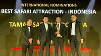 Taman Safari Indonesia dianugerahi untuk kategori Pelestarian Satwa Liar Terbaik oleh Malaysian Association of Theme Parks and Family Attractions (MATFA). (Dok: Taman Safari)