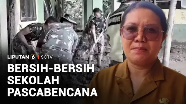 Personel TNI AD Bantu Pemulihan Sekolah di Aceh
