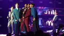Duet para pemain “Asmara Gen Z” bersama Wali Band turut memeriahkan malam puncak HUT SCTV 36 Xtraordinary di Studio Emtek City, Jakarta, Senin (24/8/2026). (KLY/Budy Santoso)