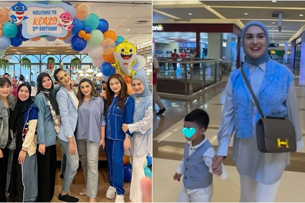 Tak Ikut Jemput Ammar Zoni, Ini 6 Potret Irish Bella Hadiri Ultah Anak Baim Wong