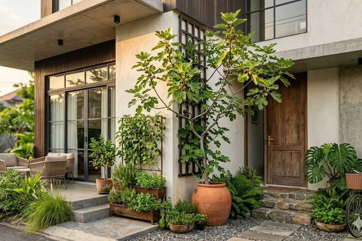 Ide Tanaman Produktif untuk Fasad Rumah