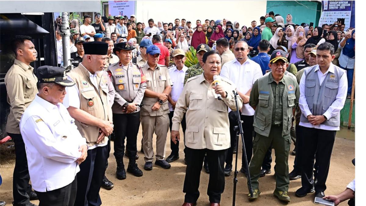 Menteri ESDM Dampingi Presiden ke Sumbar, Pastikan Listrik, BBM, dan LPG Berangsur Pulih