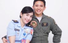Suaminya Kapten Istrinya Lettu, Potret Pasutri Sama-sama Perwira TNI AU ini Begitu Serasi 'Istri Ku Adik Letting Ku